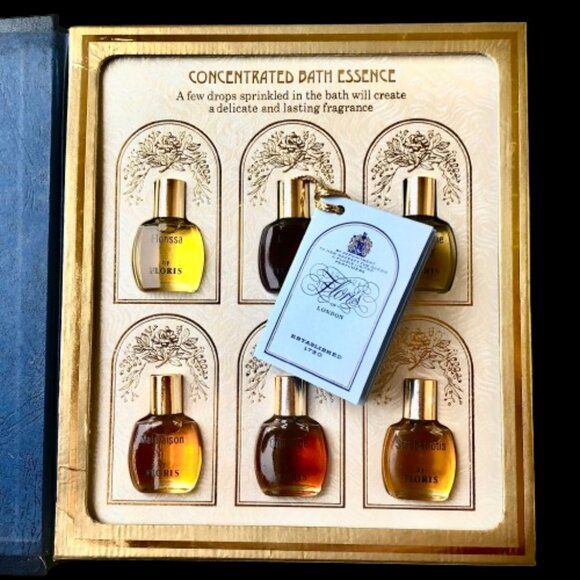 Floris London Fragrance Bath Essence 6 Bottles New ntrated Bath Essence Set - Picture 4 of 16